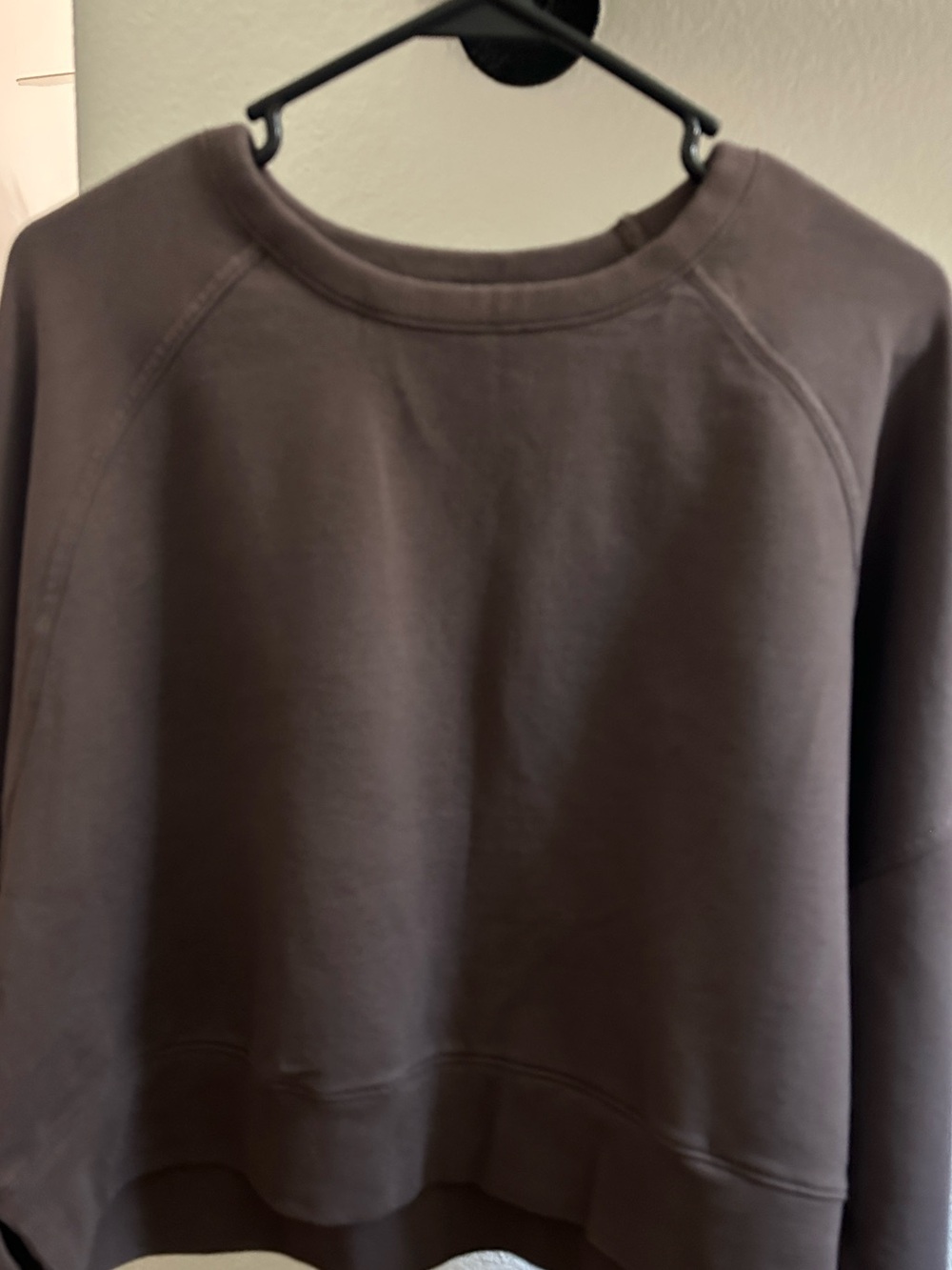 FLX Women's Brown Crewneck Sweatshirt - Picture 3 of 6